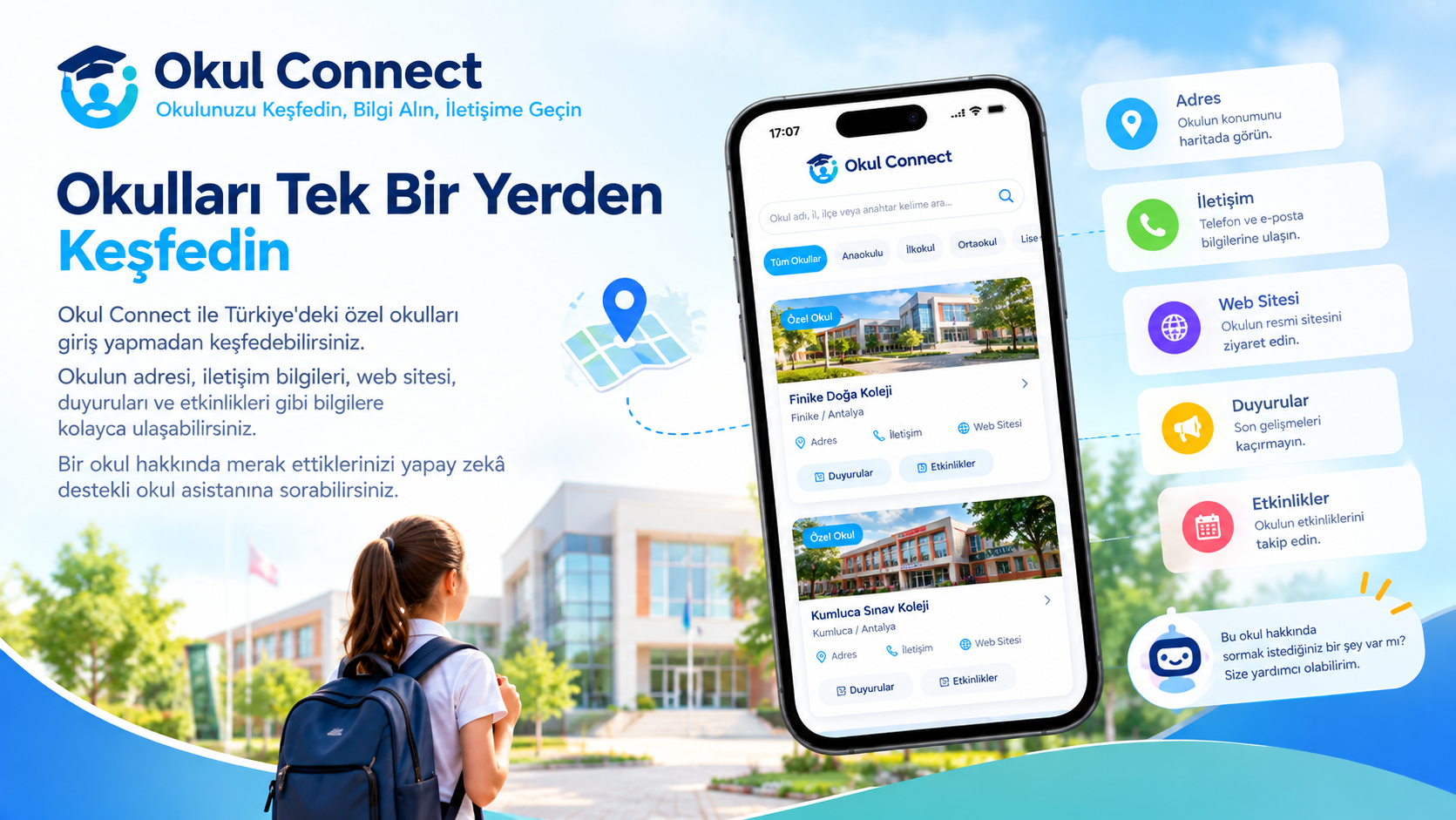 Okul Connect Okul Keşfet